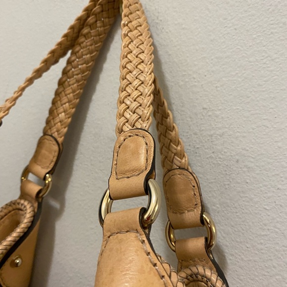 Gucci Shoulder Tote Bag Marrakech Tassel Logo 257029 Camel Color excellent shape - Picture 10 of 14